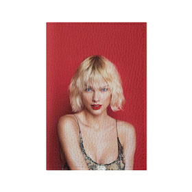Обложка для паспорта матовая кожа с принтом Taylor Swift в Петрозаводске, натуральная матовая кожа | размер 19,3 х 13,7 см; прозрачные пластиковые крепления | звезда | знаменитость | музыка | певица