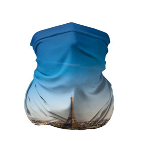 Бандана-труба 3D с принтом Paris в Петрозаводске, 100% полиэстер, ткань с особыми свойствами — Activecool | плотность 150‒180 г/м2; хорошо тянется, но сохраняет форму | 