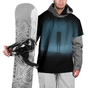 Накидка на куртку 3D с принтом Слендермен Slender man в Петрозаводске, 100% полиэстер |  | man | slender | slender man | крипота | слендер | тонкий | тонкий человек | человек