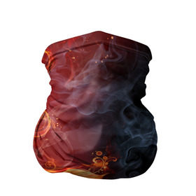 Бандана-труба 3D с принтом Стихия огня в Петрозаводске, 100% полиэстер, ткань с особыми свойствами — Activecool | плотность 150‒180 г/м2; хорошо тянется, но сохраняет форму | Тематика изображения на принте: дым | пламя | страсть