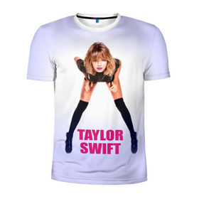 Мужская футболка 3D спортивная с принтом Taylor Swift в Петрозаводске, 100% полиэстер с улучшенными характеристиками | приталенный силуэт, круглая горловина, широкие плечи, сужается к линии бедра | звезда | знаменитость | музыка | певица | тейлор свифт