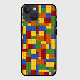 Чехол для iPhone 13 mini с принтом Конструктор лего в Петрозаводске,  |  | Тематика изображения на принте: lego | кирпичи | конструктор