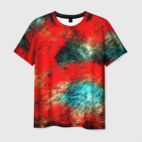 Мужская футболка 3D с принтом Граффити в Петрозаводске, 100% полиэфир | прямой крой, круглый вырез горловины, длина до линии бедер | потертости | цветной | яркий