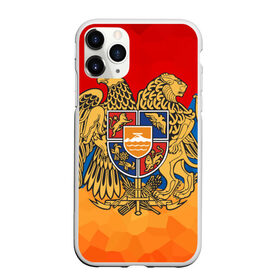Чехол для iPhone 11 Pro Max матовый с принтом Армения в Петрозаводске, Силикон |  | герб | флаг