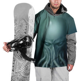 Накидка на куртку 3D с принтом Ктулху в Петрозаводске, 100% полиэстер |  | cthulhu | ctulhu | осьминог