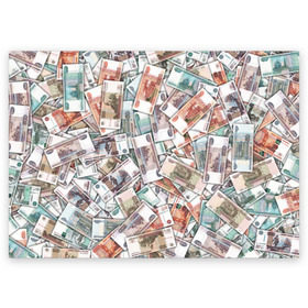 Поздравительная открытка с принтом Куча денег в Петрозаводске, 100% бумага | плотность бумаги 280 г/м2, матовая, на обратной стороне линовка и место для марки
 | Тематика изображения на принте: 1000 рублей | деньги | рубли | рубль