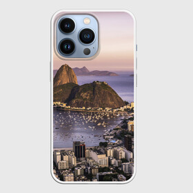 Чехол для iPhone 13 Pro с принтом Рио (Бразилия) в Петрозаводске,  |  | brazil | rio de janeiro | бразилия | жара | каникулы | карнавал | мегаполис | отдых | отпуск | пляж | приключение | путешествие | рио де жанейро | туризм | футбол | южная америка