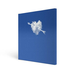 Холст квадратный с принтом Облако, сердце, стрела в Петрозаводске, 100% ПВХ |  | Тематика изображения на принте: love is | любовь | небо | облака | сердца