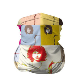 Бандана-труба 3D с принтом Pop Art Jim Morrison The Doors в Петрозаводске, 100% полиэстер, ткань с особыми свойствами — Activecool | плотность 150‒180 г/м2; хорошо тянется, но сохраняет форму | jim morrison | the doors | арт | дорс | моррисон