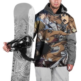 Накидка на куртку 3D с принтом Атака Титанов в Петрозаводске, 100% полиэстер |  | Тематика изображения на принте: армин | вторжение гигантов | леви | микаса | ривай | эрен