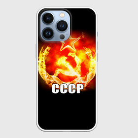Чехол для iPhone 13 Pro с принтом СССР в Петрозаводске,  |  | Тематика изображения на принте: патриот | победа | россия | русский | советский союз