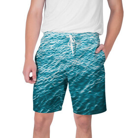 Мужские шорты 3D с принтом Море в Петрозаводске,  полиэстер 100% | прямой крой, два кармана без застежек по бокам. Мягкая трикотажная резинка на поясе, внутри которой широкие завязки. Длина чуть выше колен | orca | sea | whale | вода | киты | косатки | лето | любовь | море | океан | отдых | пальмы | пляж | солнце