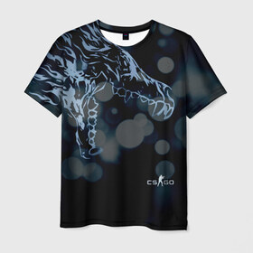 Мужская футболка 3D с принтом Howl в Петрозаводске, 100% полиэфир | прямой крой, круглый вырез горловины, длина до линии бедер | counter strike | cs | howl | вой | кс