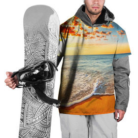 Накидка на куртку 3D с принтом Лазурный берег в Петрозаводске, 100% полиэстер |  | Тематика изображения на принте: берег | лето | море | отдых