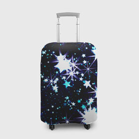 Чехол для чемодана 3D с принтом Star в Петрозаводске, 86% полиэфир, 14% спандекс | двустороннее нанесение принта, прорези для ручек и колес | вселенная | галактика | звезды