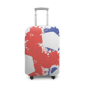 Чехол для чемодана 3D с принтом Сборная Исландии в Петрозаводске, 86% полиэфир, 14% спандекс | двустороннее нанесение принта, прорези для ручек и колес | исландия