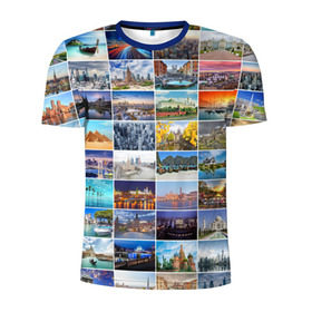 Мужская футболка 3D спортивная с принтом Страны мира (10х10) в Петрозаводске, 100% полиэстер с улучшенными характеристиками | приталенный силуэт, круглая горловина, широкие плечи, сужается к линии бедра | азия | берлин | вегас | венеция | воспоминания | города | достопримечательности | европа | египет | калифорния | каникулы | лондон | милан | москва | ностальгия | нью йорк | отдых | отпуск | память