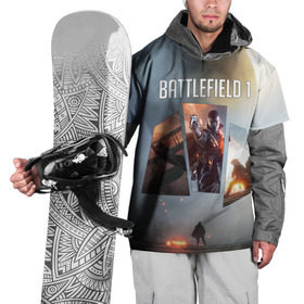 Накидка на куртку 3D с принтом Battlefield 1 в Петрозаводске, 100% полиэстер |  | battlefield | батла | батлфилд