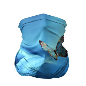 Бандана-труба 3D с принтом Бабочка 2 в Петрозаводске, 100% полиэстер, ткань с особыми свойствами — Activecool | плотность 150‒180 г/м2; хорошо тянется, но сохраняет форму | бабочки | прикольные картинки | природа | цветы