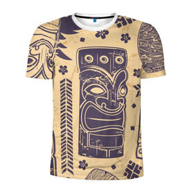 Мужская футболка 3D спортивная с принтом Африка в Петрозаводске, 100% полиэстер с улучшенными характеристиками | приталенный силуэт, круглая горловина, широкие плечи, сужается к линии бедра | идол | этнический | этно