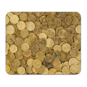 Коврик прямоугольный с принтом монетки в Петрозаводске, натуральный каучук | размер 230 х 185 мм; запечатка лицевой стороны | деньги | евро | копейки | мелочёвка | мелочь | монеты