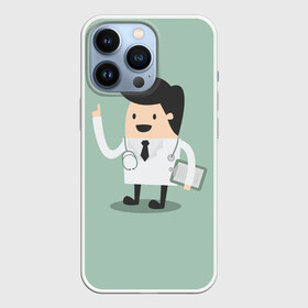 Чехол для iPhone 13 Pro с принтом Доктор в Петрозаводске,  |  | Тематика изображения на принте: doctor | house md | md | врач | дантист | доктор | мед работник | медецина | медик | хирург