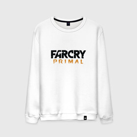 Мужской свитшот хлопок с принтом Far cry primal logo в Петрозаводске, 100% хлопок |  | 
