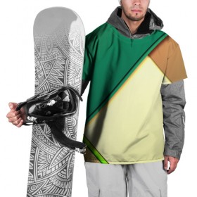 Накидка на куртку 3D с принтом Material color в Петрозаводске, 100% полиэстер |  | Тематика изображения на принте: желтый | зеленый | полосы