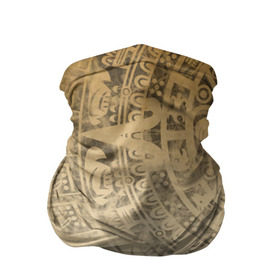 Бандана-труба 3D с принтом Народ Майя в Петрозаводске, 100% полиэстер, ткань с особыми свойствами — Activecool | плотность 150‒180 г/м2; хорошо тянется, но сохраняет форму | Тематика изображения на принте: античный | ацтеки | гранж | живопись | культура | майя | орнамент | ретро | старинный | элемент