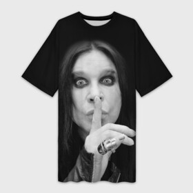 Платье-футболка 3D с принтом Ozzy Osbourne в Петрозаводске,  |  | rock | знаменитость | оззи осборн | рок | рок группа | рок звезда | рок музыка