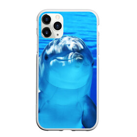 Чехол для iPhone 11 Pro матовый с принтом Дельфин в Петрозаводске, Силикон |  | Тематика изображения на принте: вода | дельфин | море | отдых | отпуск | подводный мир | туризм