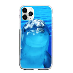 Чехол для iPhone 11 Pro Max матовый с принтом Дельфин в Петрозаводске, Силикон |  | Тематика изображения на принте: вода | дельфин | море | отдых | отпуск | подводный мир | туризм