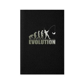 Обложка для паспорта матовая кожа с принтом Эволюция в Петрозаводске, натуральная матовая кожа | размер 19,3 х 13,7 см; прозрачные пластиковые крепления | Тематика изображения на принте: эволюция