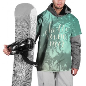 Накидка на куртку 3D с принтом HAWAII 8 в Петрозаводске, 100% полиэстер |  | hawaii | гаваи | лето | океан | отдых | пальмы | пляж | серф