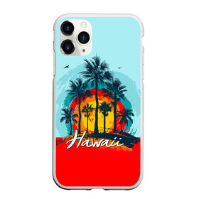 Чехол для iPhone 11 Pro матовый с принтом HAWAII 6 в Петрозаводске, Силикон |  | hawaii | гаваи | лето | океан | отдых | пальмы | пляж | серф
