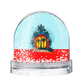 Снежный шар с принтом HAWAII 6 в Петрозаводске, Пластик | Изображение внутри шара печатается на глянцевой фотобумаге с двух сторон | hawaii | гаваи | лето | океан | отдых | пальмы | пляж | серф