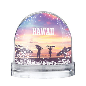 Снежный шар с принтом HAWAII 3 в Петрозаводске, Пластик | Изображение внутри шара печатается на глянцевой фотобумаге с двух сторон | hawaii | гаваи | лето | океан | отдых | пальмы | пляж | серф