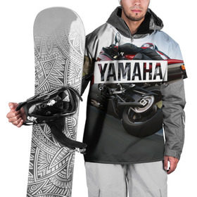 Накидка на куртку 3D с принтом Yamaha 4 в Петрозаводске, 100% полиэстер |  | yamaha
