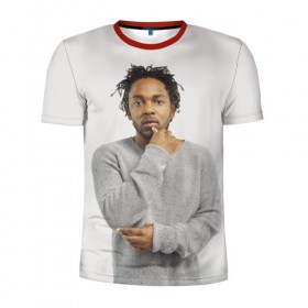 Мужская футболка 3D спортивная с принтом Kendrick Lamar в Петрозаводске, 100% полиэстер с улучшенными характеристиками | приталенный силуэт, круглая горловина, широкие плечи, сужается к линии бедра | 