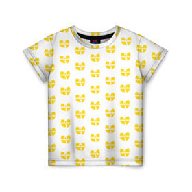 Детская футболка 3D с принтом Wu-Tang Clan в Петрозаводске, 100% гипоаллергенный полиэфир | прямой крой, круглый вырез горловины, длина до линии бедер, чуть спущенное плечо, ткань немного тянется | clan | tang | wu