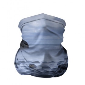 Бандана-труба 3D с принтом Туманный берег в Петрозаводске, 100% полиэстер, ткань с особыми свойствами — Activecool | плотность 150‒180 г/м2; хорошо тянется, но сохраняет форму | 
