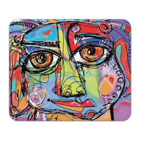 Коврик прямоугольный с принтом Abstract girl graffiti в Петрозаводске, натуральный каучук | размер 230 х 185 мм; запечатка лицевой стороны | abstract | girl | graffiti