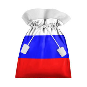 Подарочный 3D мешок с принтом Россия в Петрозаводске, 100% полиэстер | Размер: 29*39 см | Тематика изображения на принте: народный | россия | русский | страны | триколор | флаг