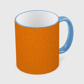 Кружка 3D с принтом Витраж Оранжевый в Петрозаводске, керамика | ёмкость 330 мл | texture | витраж | оранжевый | текстура