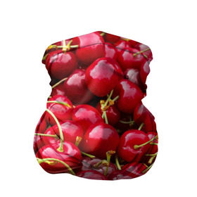 Бандана-труба 3D с принтом Черешня в Петрозаводске, 100% полиэстер, ткань с особыми свойствами — Activecool | плотность 150‒180 г/м2; хорошо тянется, но сохраняет форму | Тематика изображения на принте: вишня | десерт | лето | сладкое | черешня | ягода