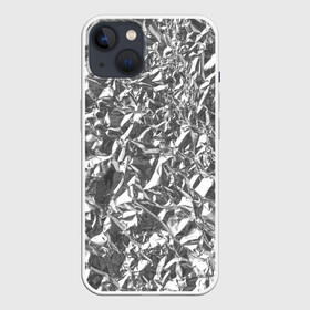 Чехол для iPhone 13 с принтом Silver в Петрозаводске,  |  | silver | texture | драгоценный | металл | серебро | текстура