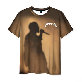 Мужская футболка 3D с принтом Kanye West в Петрозаводске, 100% полиэфир | прямой крой, круглый вырез горловины, длина до линии бедер | Тематика изображения на принте: yeezus | канье | уэст