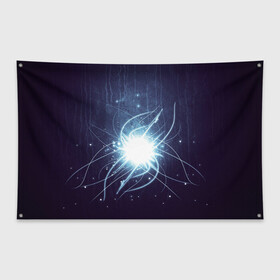 Флаг-баннер с принтом IO в Петрозаводске, 100% полиэстер | размер 67 х 109 см, плотность ткани — 95 г/м2; по краям флага есть четыре люверса для крепления | dota | dota 2 | io | wisp | висп | дота | дотан | раки
