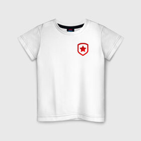 Детская футболка хлопок с принтом Gambit Gaming в Петрозаводске, 100% хлопок | круглый вырез горловины, полуприлегающий силуэт, длина до линии бедер | 