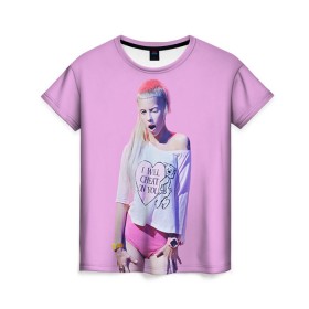 Женская футболка 3D с принтом Die Antwoord 3 в Петрозаводске, 100% полиэфир ( синтетическое хлопкоподобное полотно) | прямой крой, круглый вырез горловины, длина до линии бедер | 